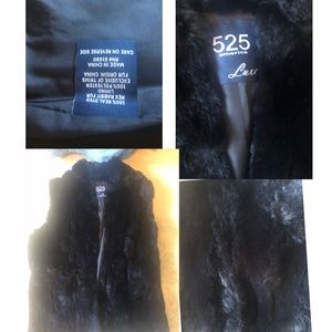 525 made in America Rabbit fur vest.
